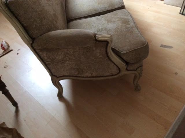 3-seater Louis XVI style sofa