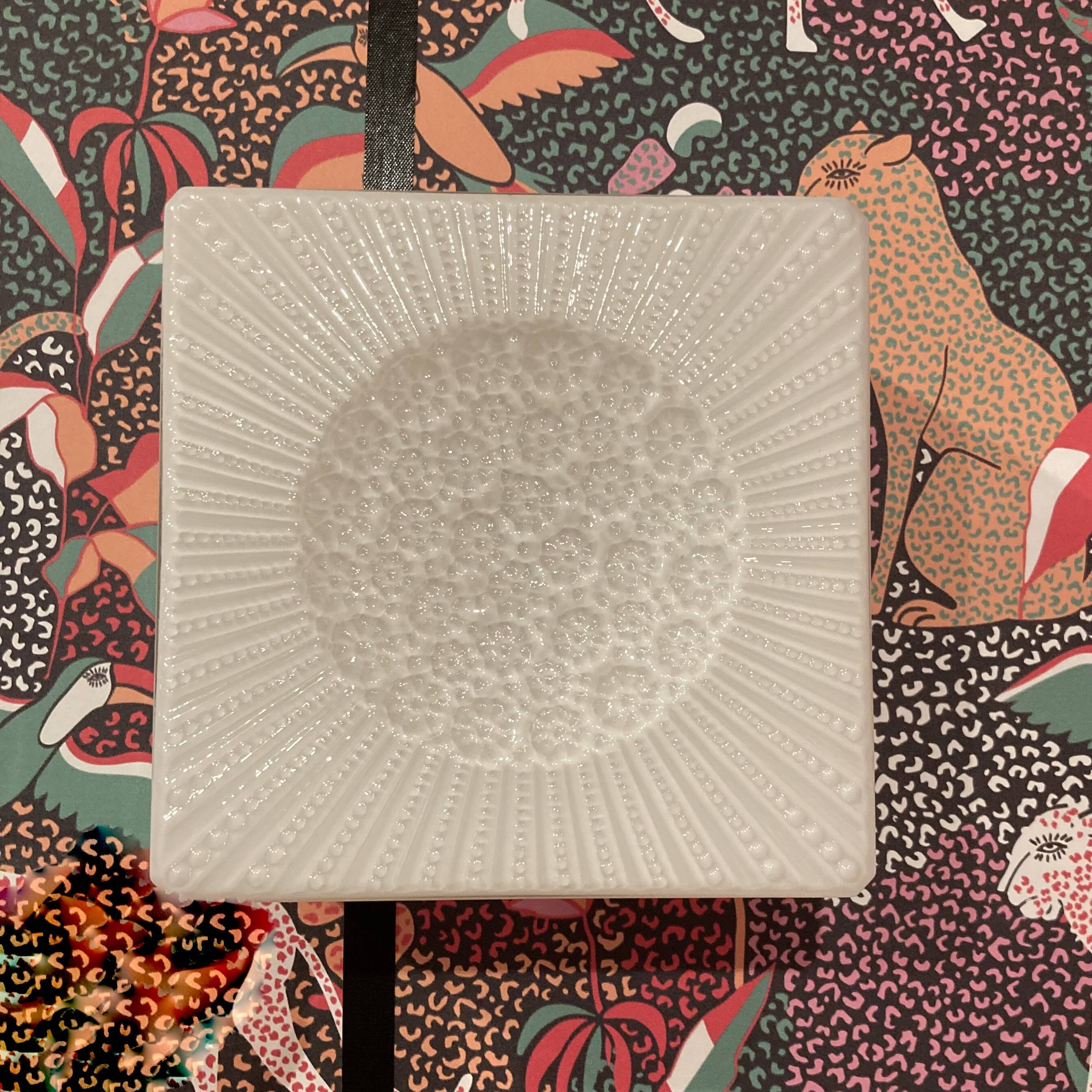 Large glass wall light, Scandinavian design, 1950s.