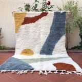 Colorful Berber Beni Ouraine rug, size 200 x 300 cm