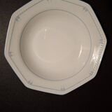 Dishes and porcelain sauceboat