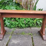 Antique elm bench