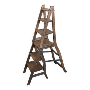 Folding step stool with 6 steps