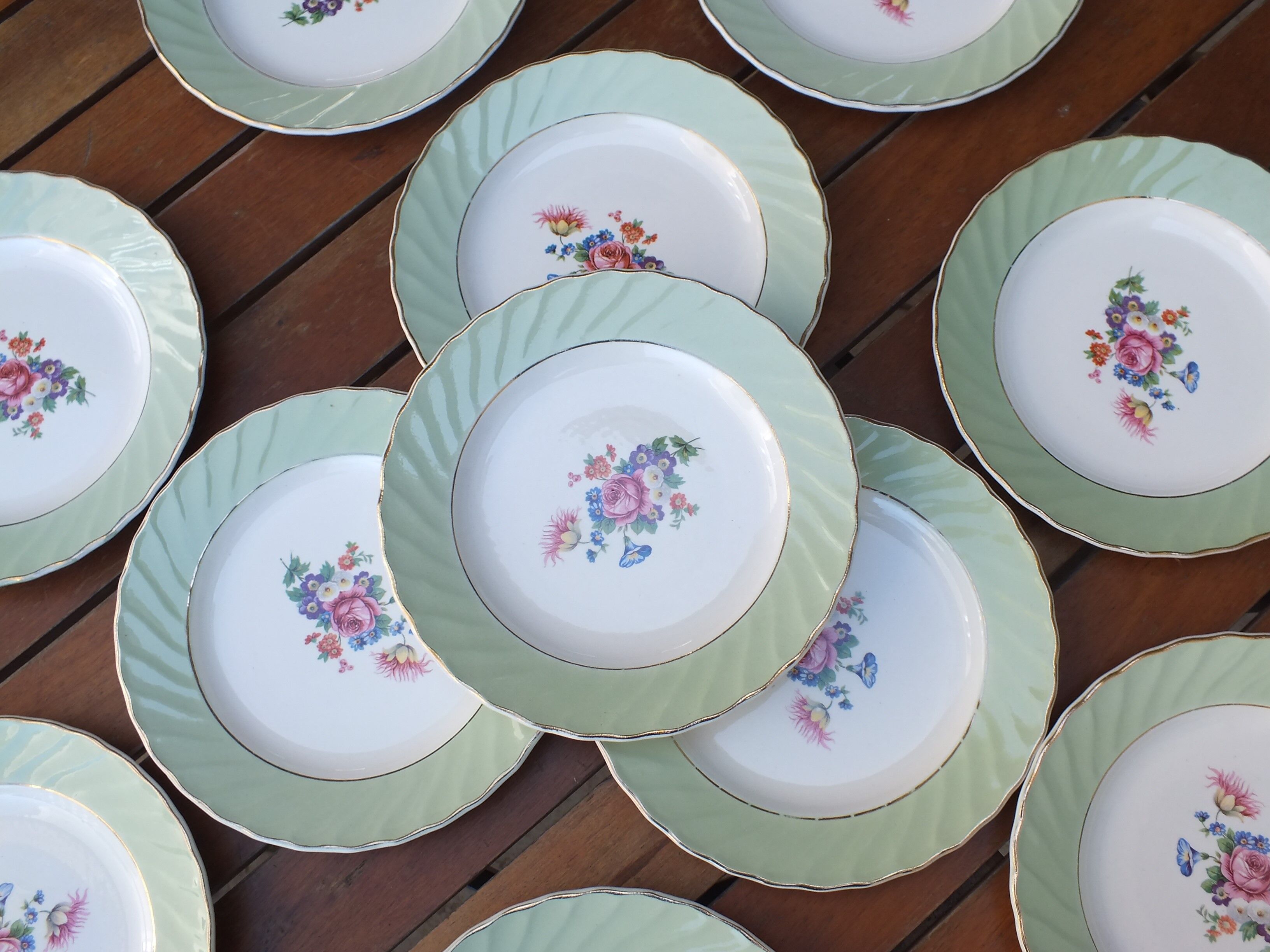Set de 10 assiettes à dessert Salins Caravelle