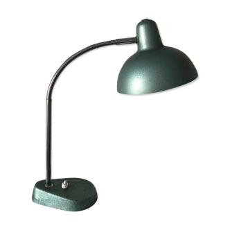 1950 vintage metal green Aluminor desk lamp - 35 cm