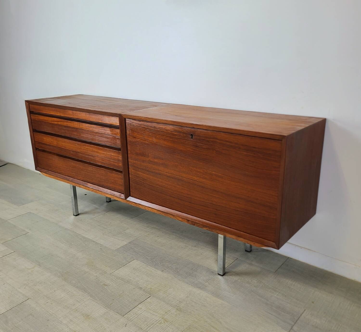 Danish sideboard design Poul Cadovius Scandinavian teak vintage 1960