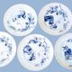 Set of 5 antique plates Choisy-le-Roi Model Kioto Earthenware Ja