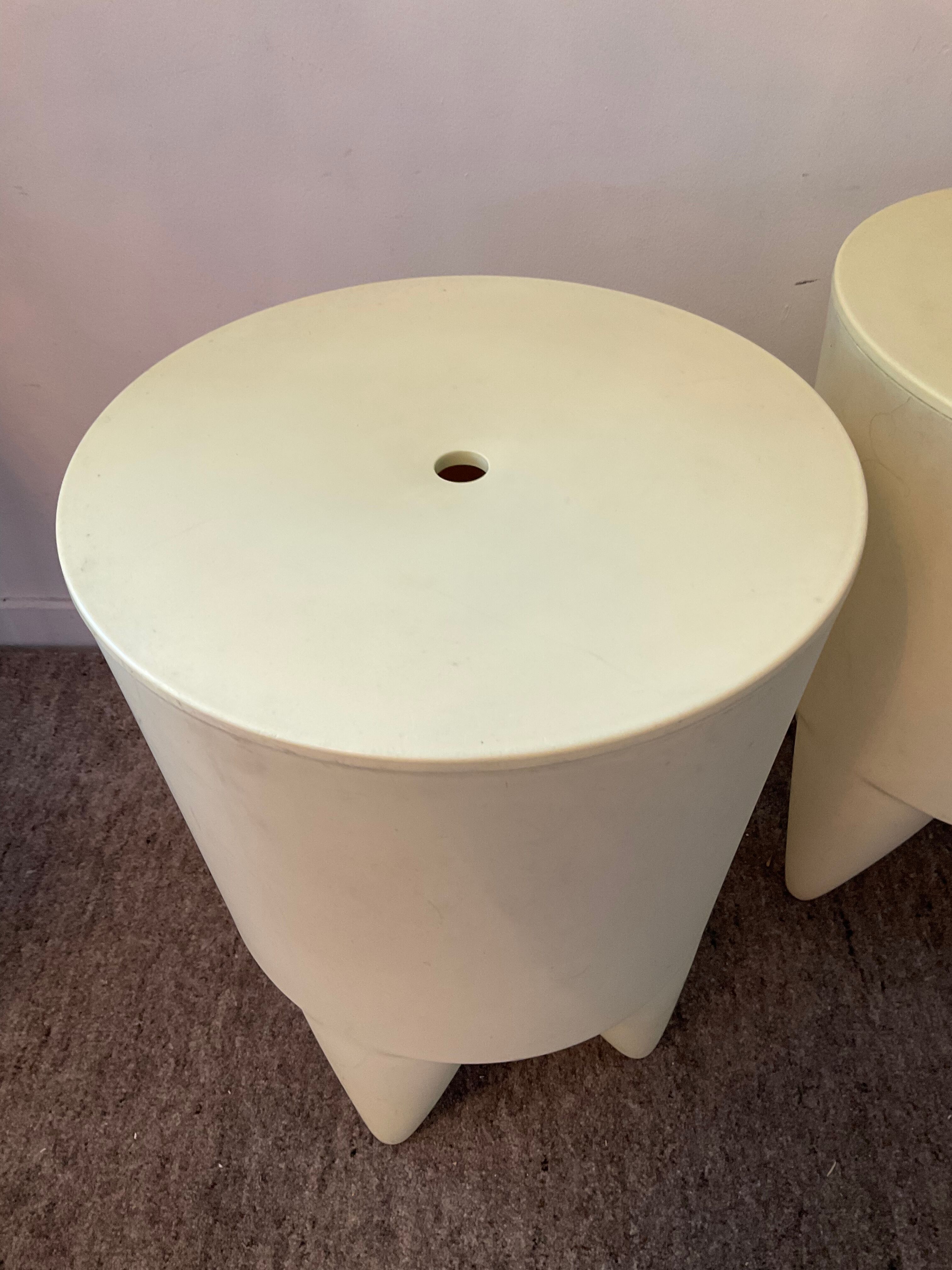 Duo of Bubu stools by Philippe Starck