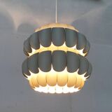 White metal pendant lamp from the mid-century by H. Zender for Temde.