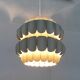 White metal pendant lamp from the mid-century by H. Zender for Temde.