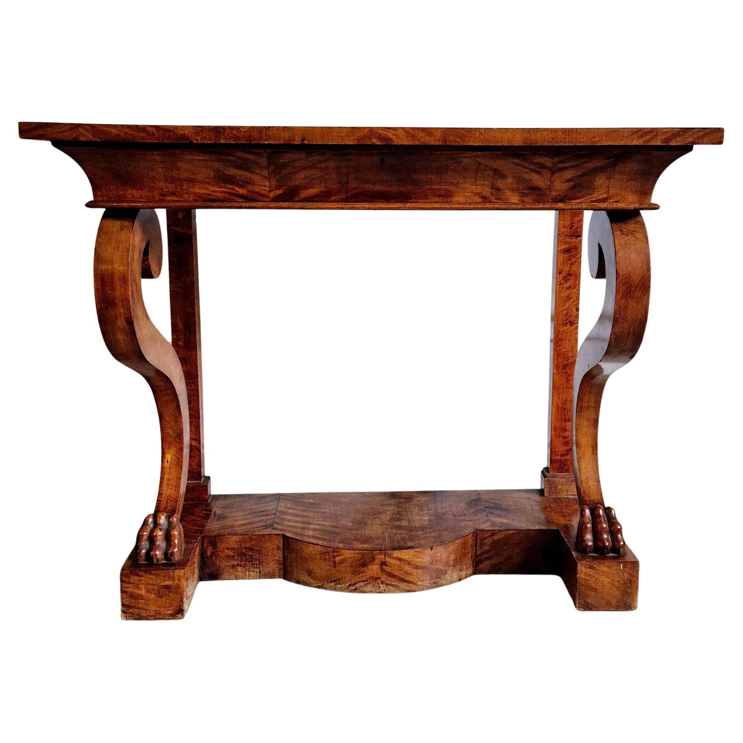 Exceptional Empire console / Karl Johan, Sweden, early 1800s
