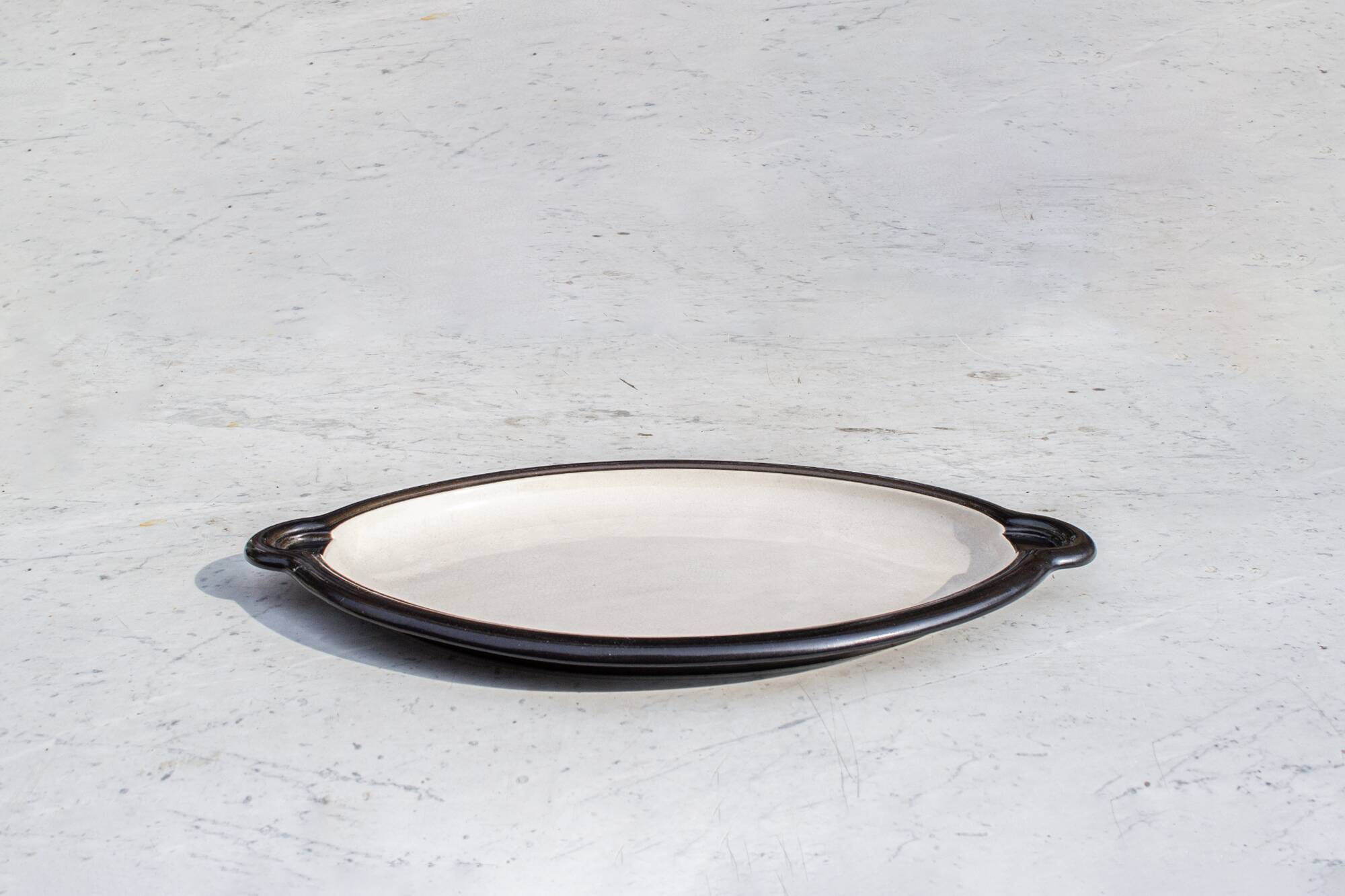 Ceramic plate service by Franco Bucci for Laboratorio Pesaro, 1960s, Set of 37