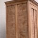 Armoire parisienne panneautée en bois brut, 1930