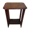 Table appoint sellette bois foncé vintage