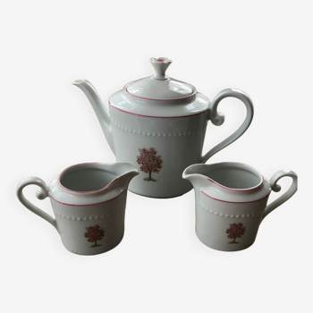 Teapot and 2 milk jugs set Bareuther Waldsassen Bavaria Germany