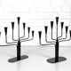 Pair of candelabra by Gunnar Ander for Ystad Metall, Sweden, 1950s.