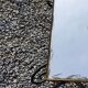 Coffee table end of sofa of the 50s mirror tray base wrought iron