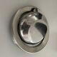 Set of 2 chrome floor ashtrays, 1960s, Germany