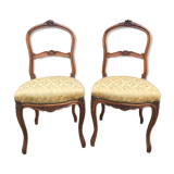 Pair of Louis XV-style bedroom chairs