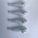 Set of 4 sword holders swans porcelain of Avignon 50s