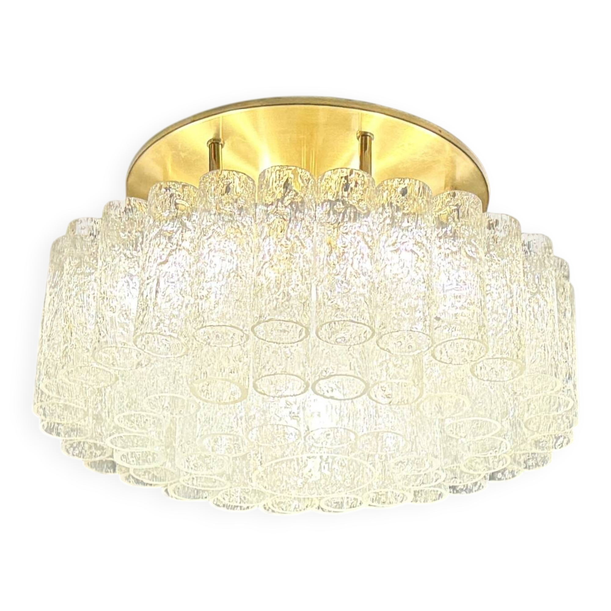 Doria Leuchten 4-Tier Murano Glass Ceiling Chandelier