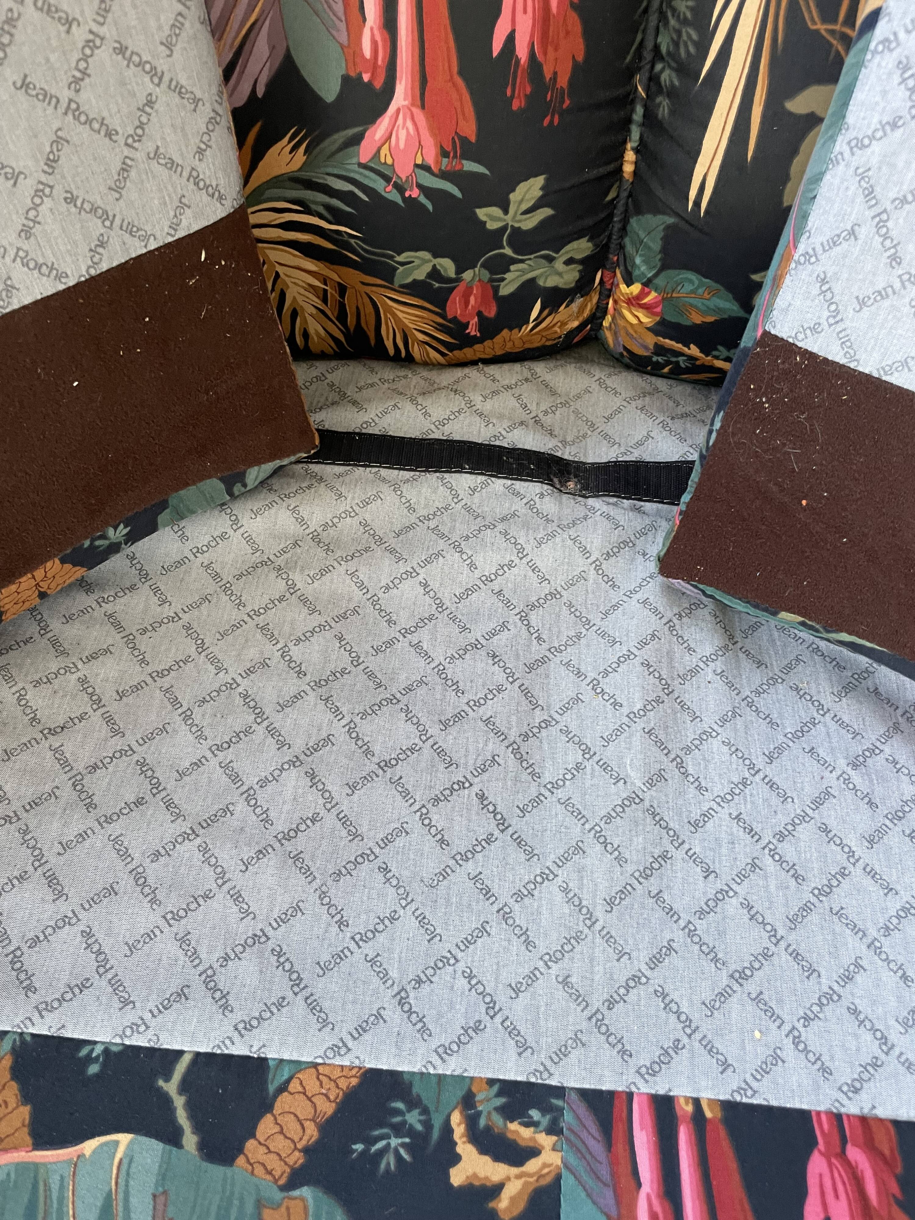 Jean Roche floral sofa