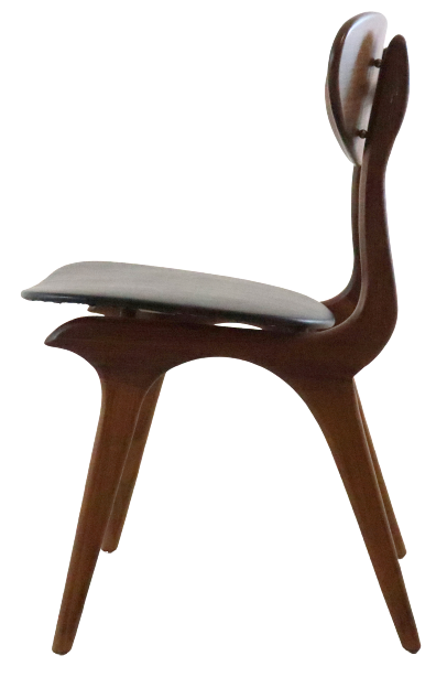 Set of 4 AWA dining chairs Louis van Teeffelen 'Ottersum'
