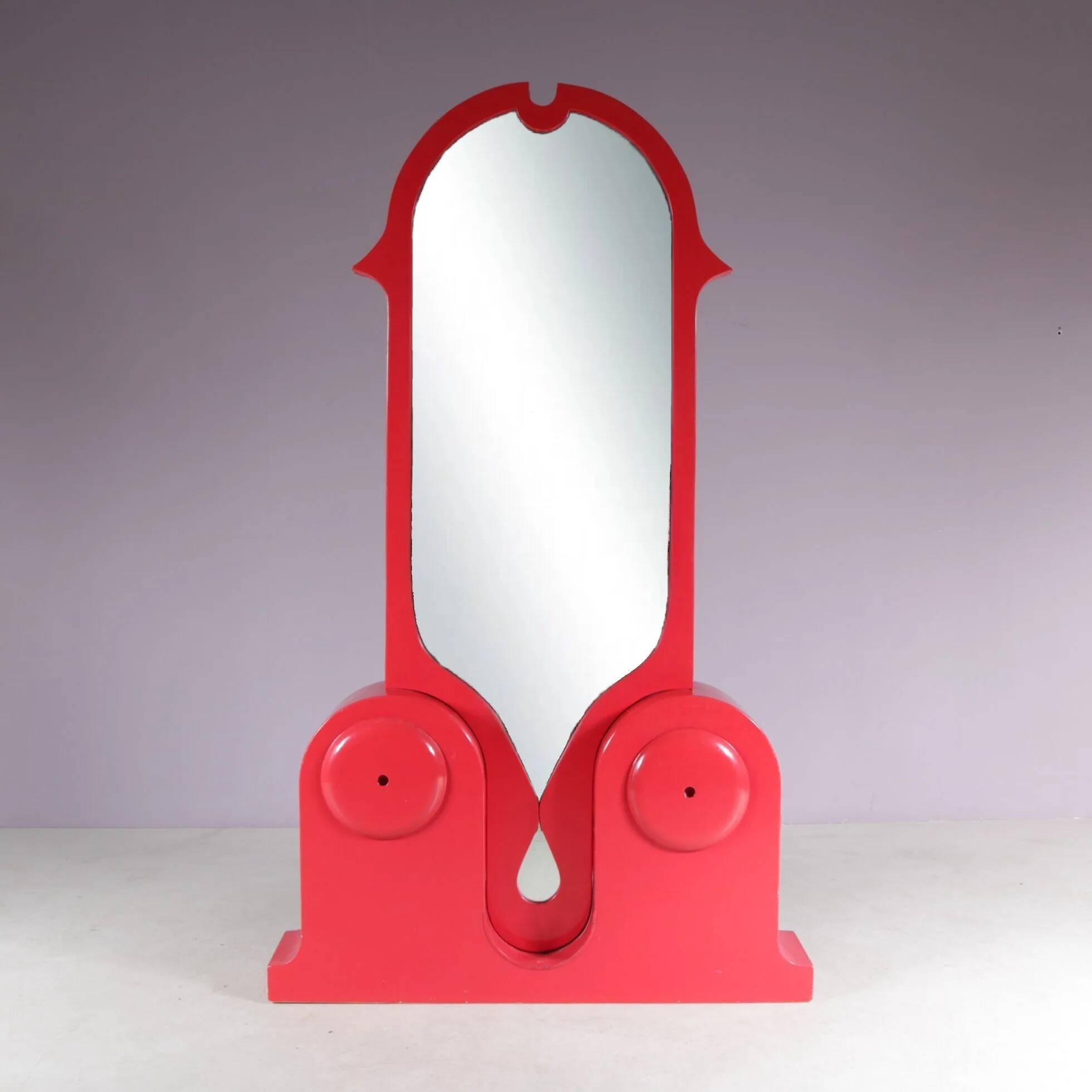 “Rendez Vous” mirror by Nazareno Noja for Studio Alchimia, Italy 1976