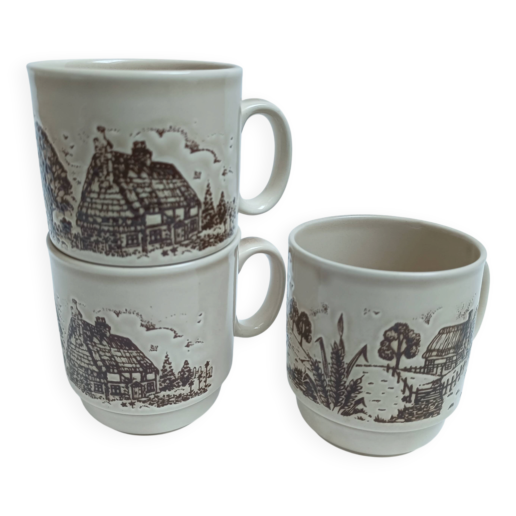 Mugs anglaises Staffordshire