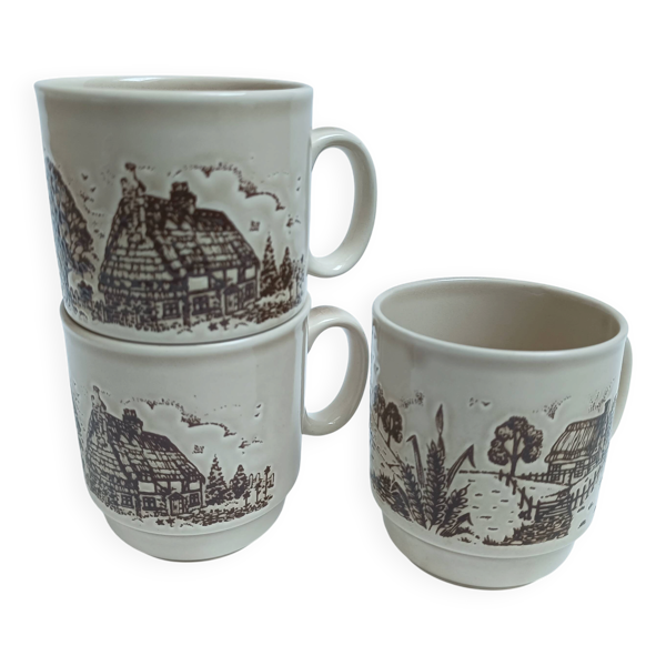 Mugs anglaises Staffordshire