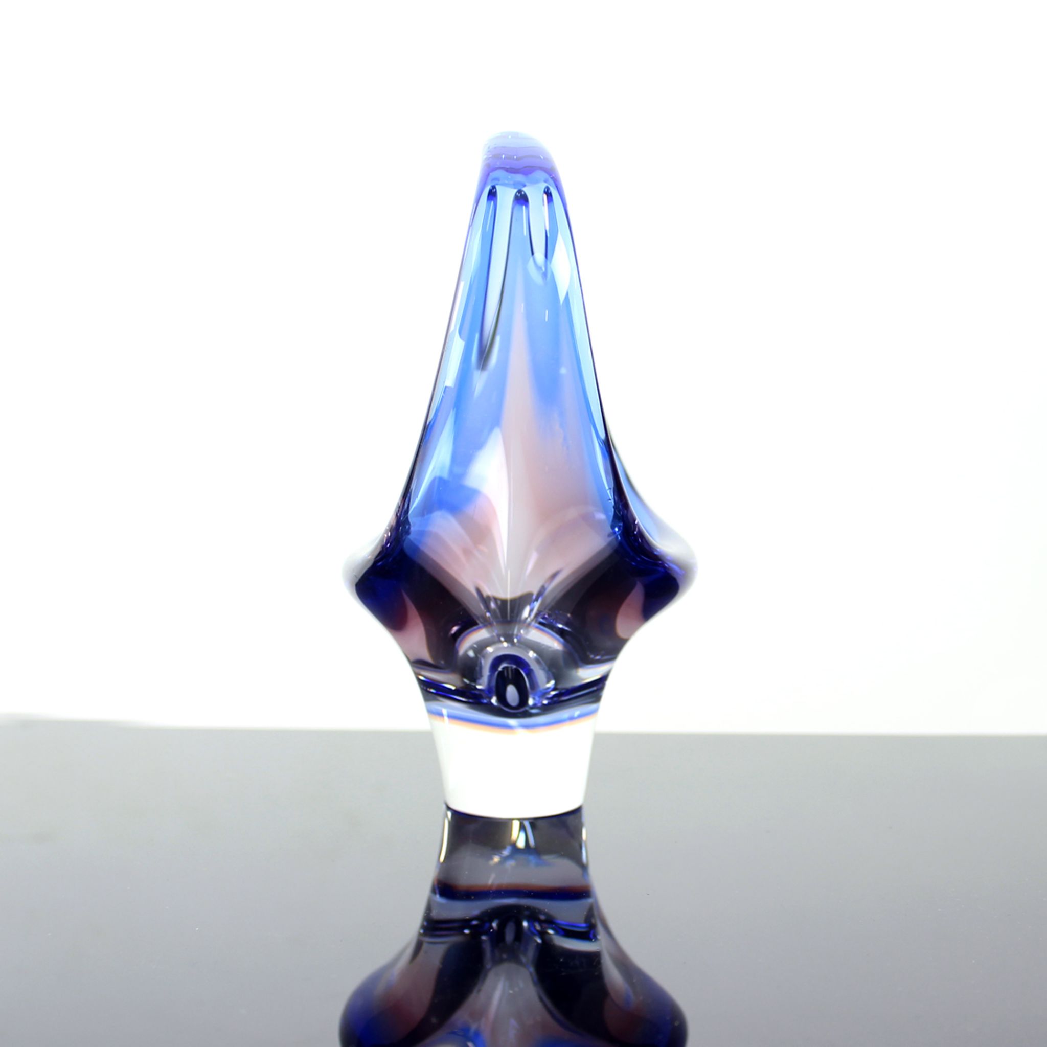 Art glass bowl by frantisek zemek for sklarna mstisov, 1960s