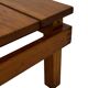 Vintage Pinewood Slatted Coffee Table Design 1970s