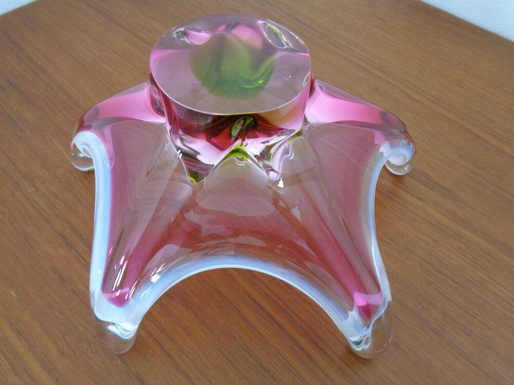 Large Italian bowl in Murano glass, 1960s