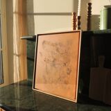 Ochre relief painting