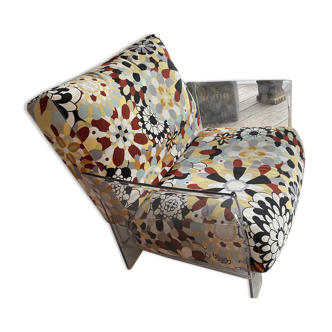 Pop armchair, designed by Piero Lissoni, Missoni fabric