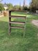 Rustic grey pine library, vintage open shelf 1920s, 85x27x137 cm