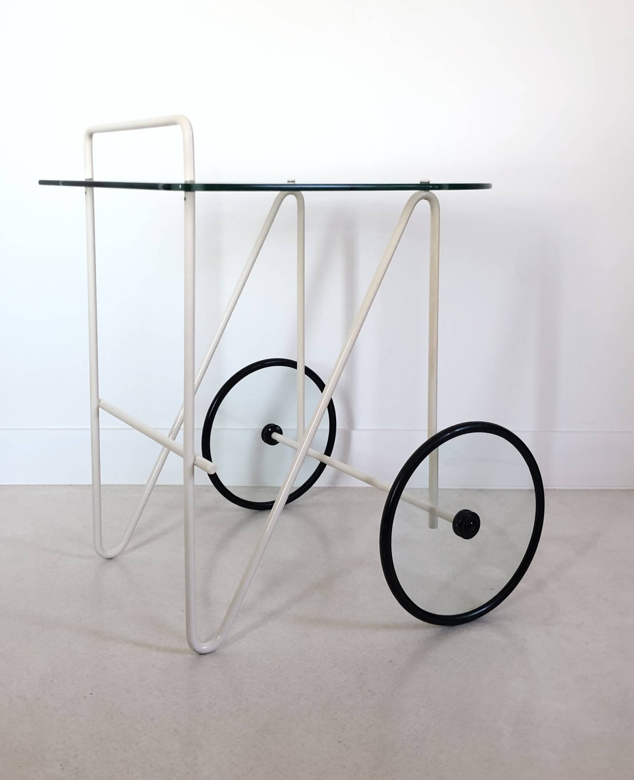 Porada Arredi service trolley, Italy 1980s