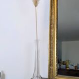 Large vintage ribbed glass soliflore – Elegant mid-20th century design