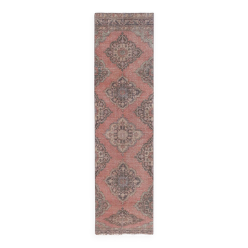 Tapis de couloir turc vintage 96x364 cm