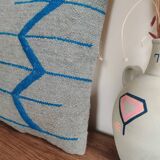 Coussin berbère tribal gris