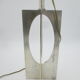 Lamp brass nickel-plated chrome year 70