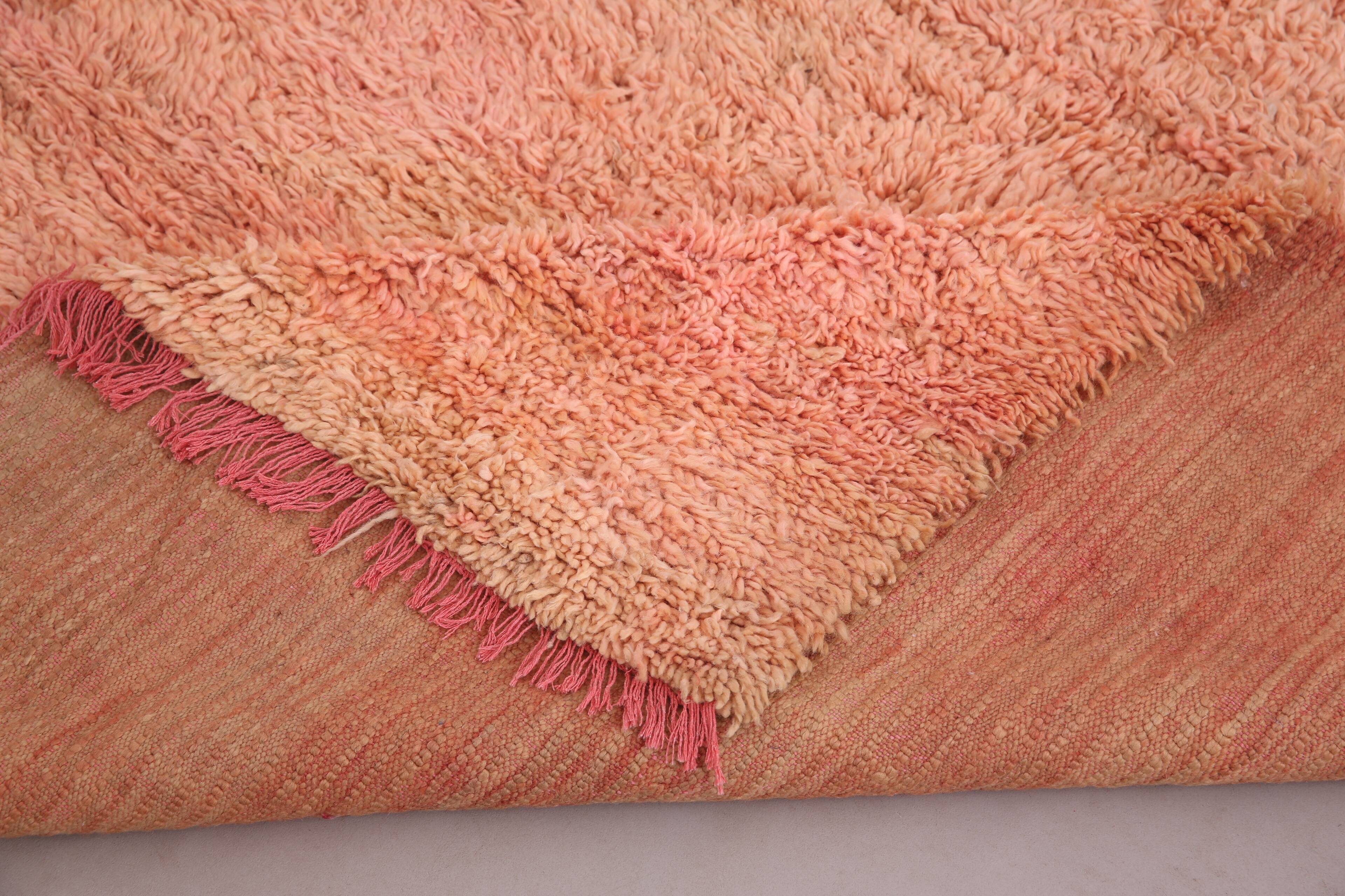 Vintage Handmade Moroccan Rug 185 x 291 cm - Berber Wool Rug - Boujaad Rug