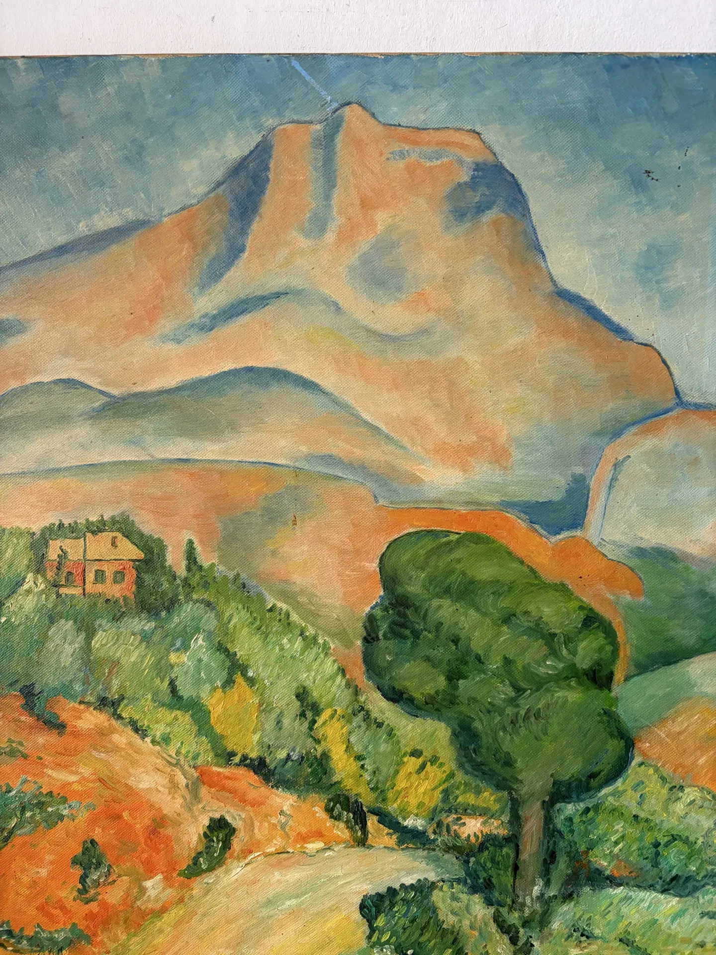 Route of the St Victoire Mountain, oil on canvas