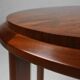 Luxurious Art Deco coffee table in root wood veneer, France, 1930s