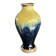Art Deco vase in yellow and blue flamed earthenware - Shape 485, circa 1930