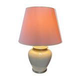 Lamp and lamp base in cracked porcelain le dauphin