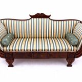 Biedermeier sofa, Northern Europe, circa 1860.