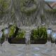 6 crystal water glasses from ARQUES. VERSAILLES model.