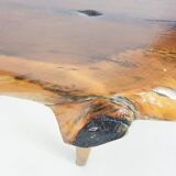 Reynolds of Ludlow tree trunk coffee table, U.K 1970's