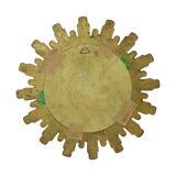Small Sun Mirror Sunburst Mirror Gold Convex 24cm