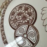 Soupière ancienne en terre de fer – décor "Marguerite", Grand Dépôt Paris